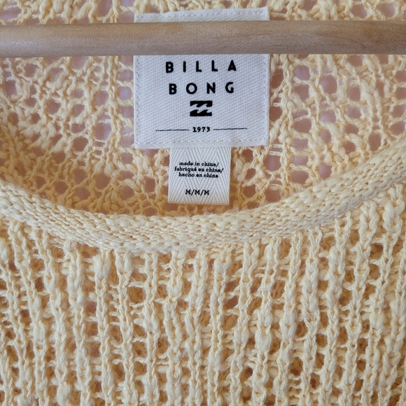 Billabong Knit Sweater top size M - Picture 5 of 5